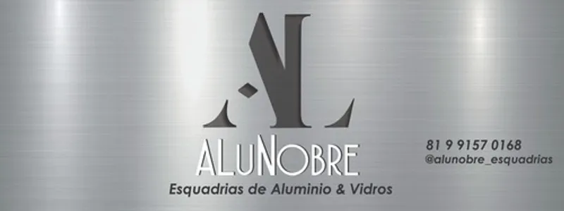 Logotipo: ALUNOBRE ESQUADRIAS E VIDROS