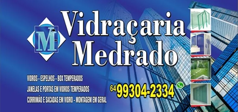 Logotipo: VIDRAÇARIA MEDRADO