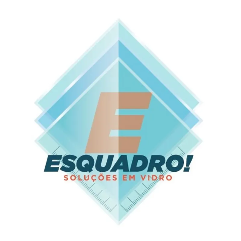 Logotipo: ESQUADRO! Soluções em vidro