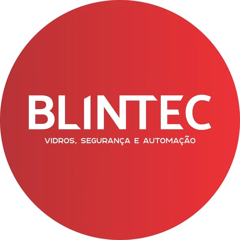 Logotipo: BLINTEC VIDRO, SEGURANÇA E AUTOMAÇÃO