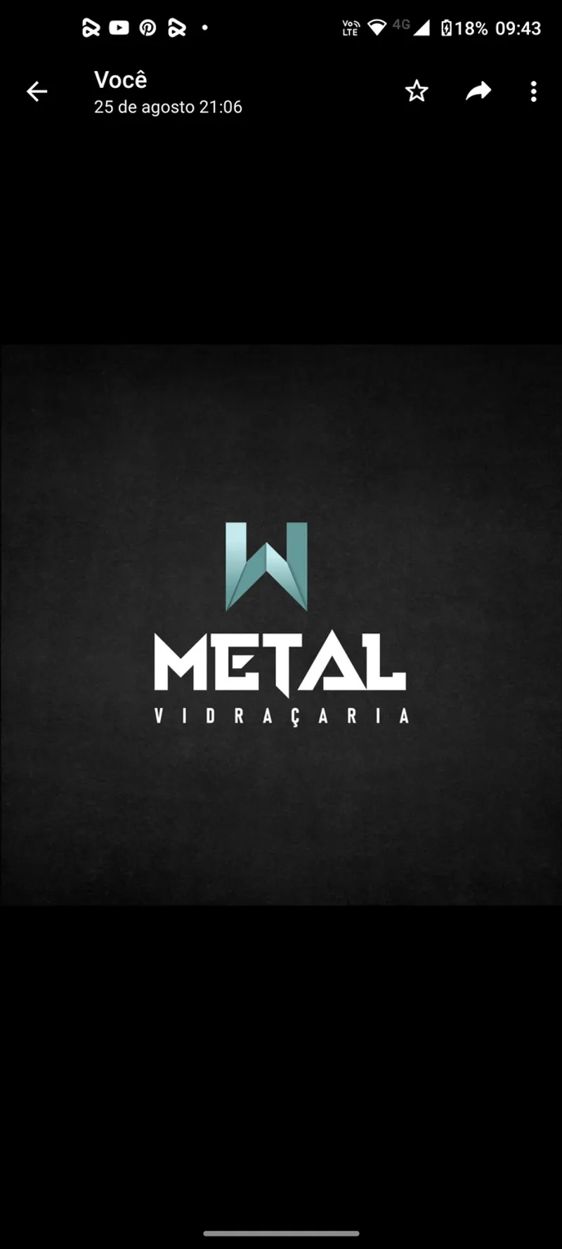 Logotipo: W METAL VIDRAÇARIA