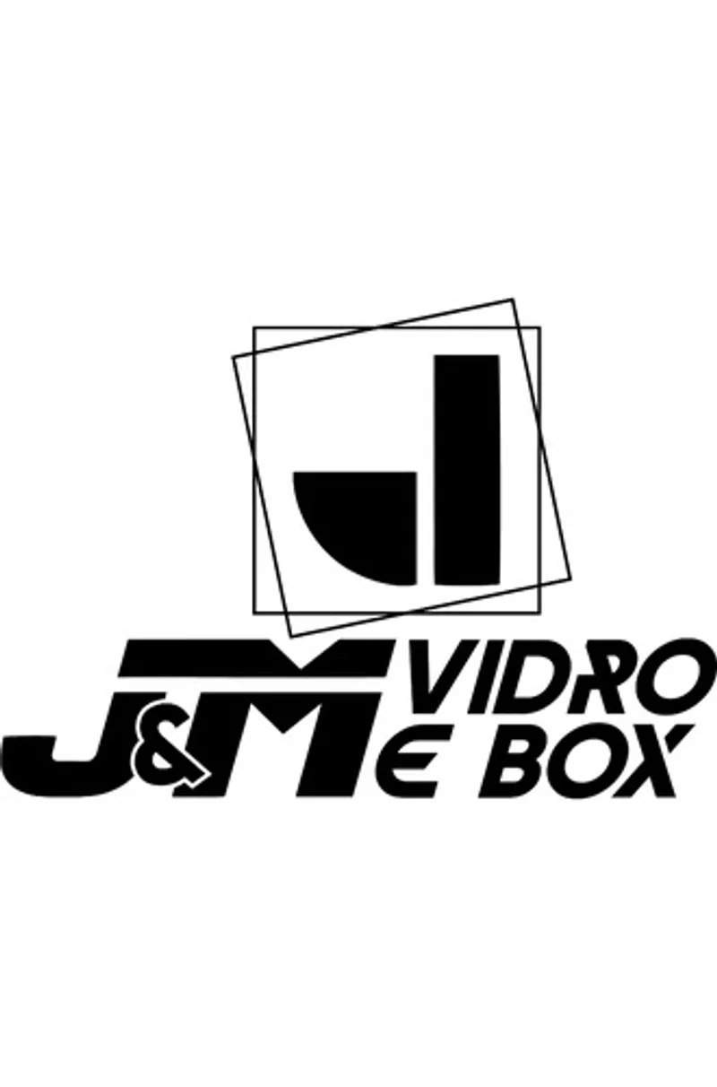 Logotipo: J&M VIDRO E BOX