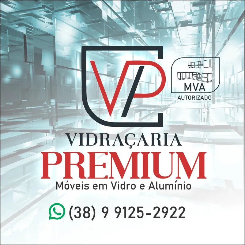 Logotipo: Vidraçaria Premium LTDA