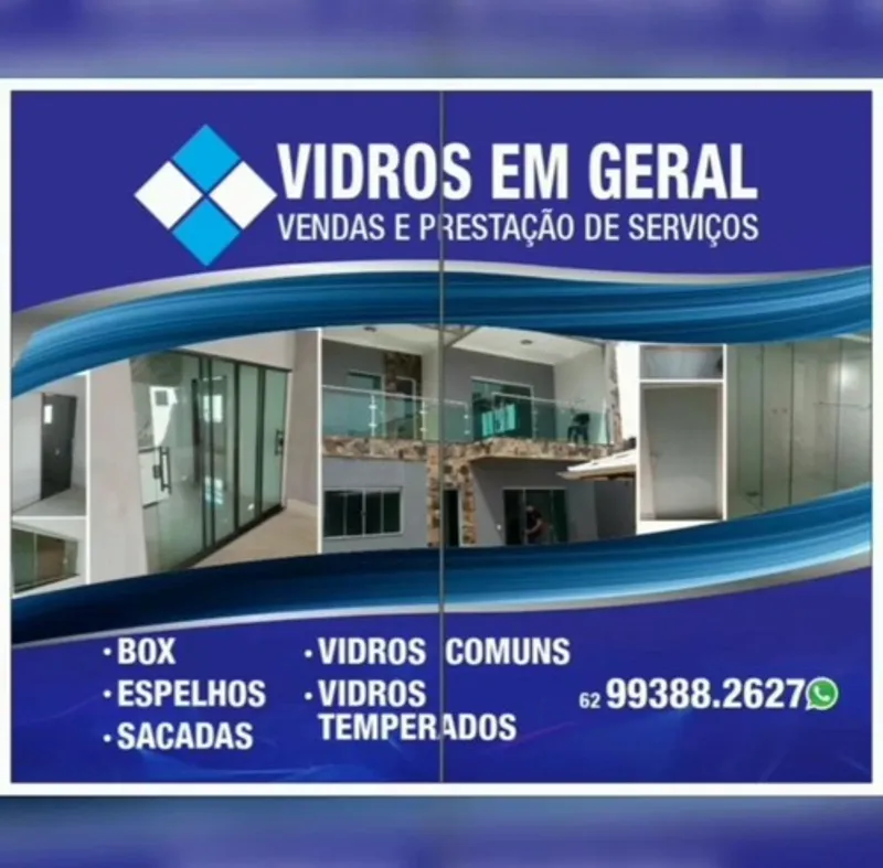 Logotipo: vidraçaria vidros em geral ltda