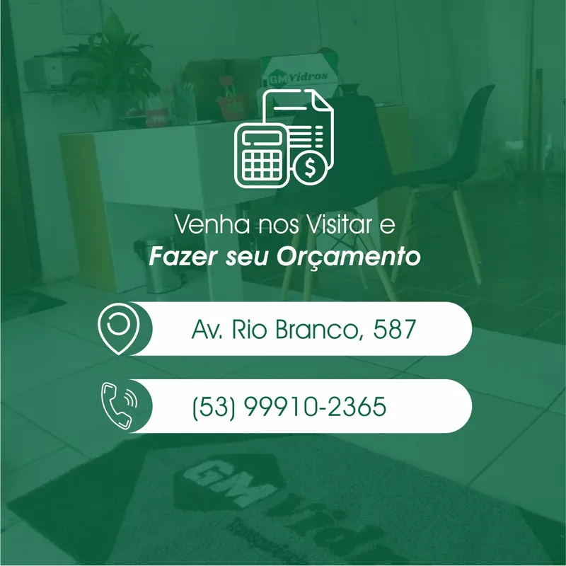 Logotipo: Vidraçaria GM Vidros
