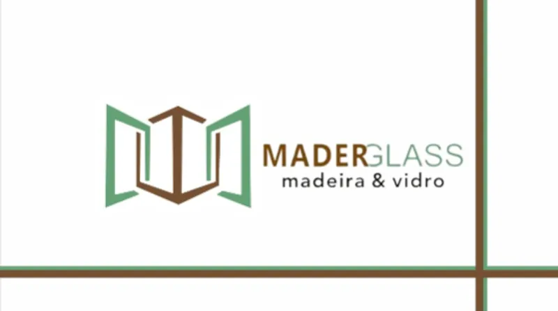 Logotipo: MADERGLASS MADEIRA & VIDRO