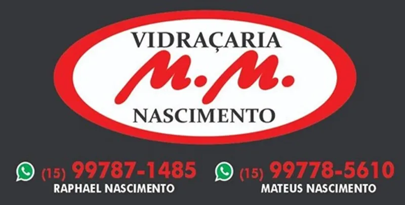 Logotipo: Vidraçaria MM Nascimento