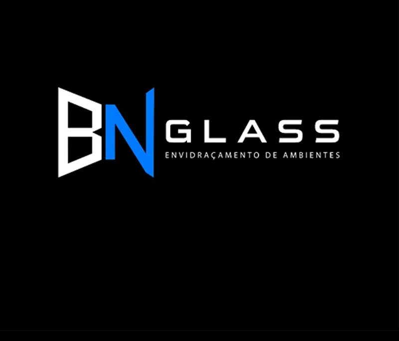 Logotipo: BN GLASS Envidraçamento de Ambientes