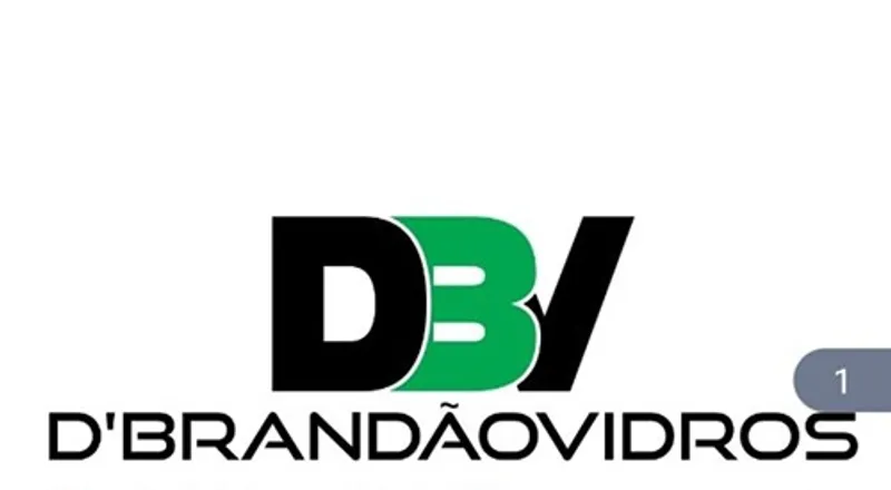 Logotipo: DBV D'BRANDÃO VIDROS