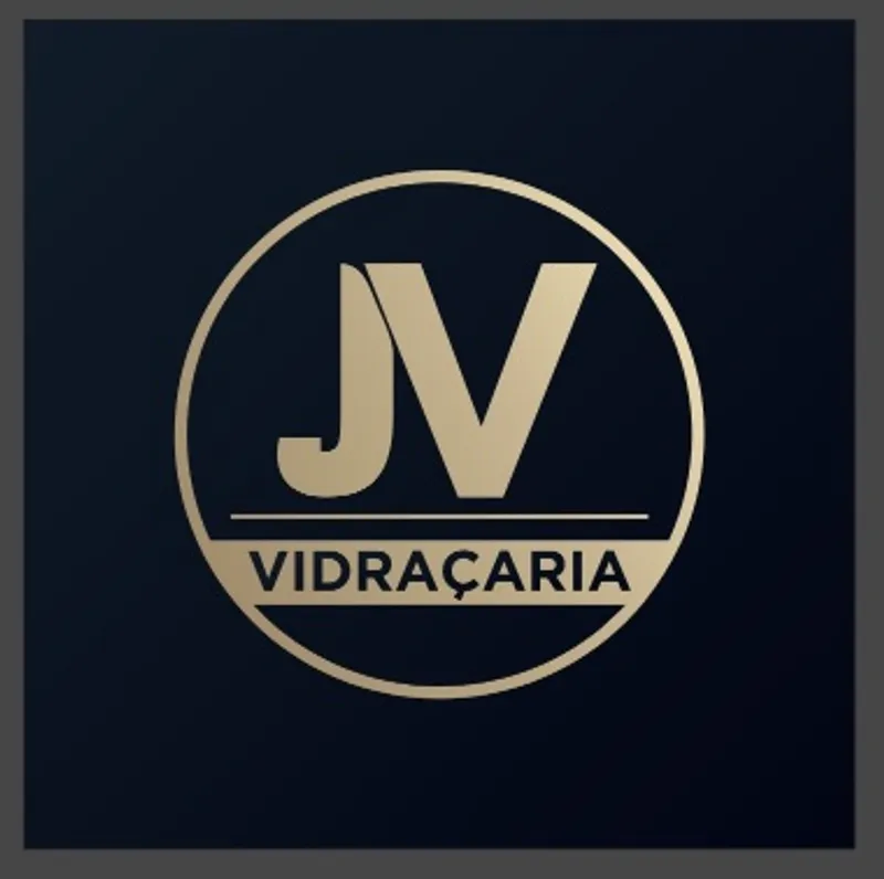 Logotipo: JV vidraçaria