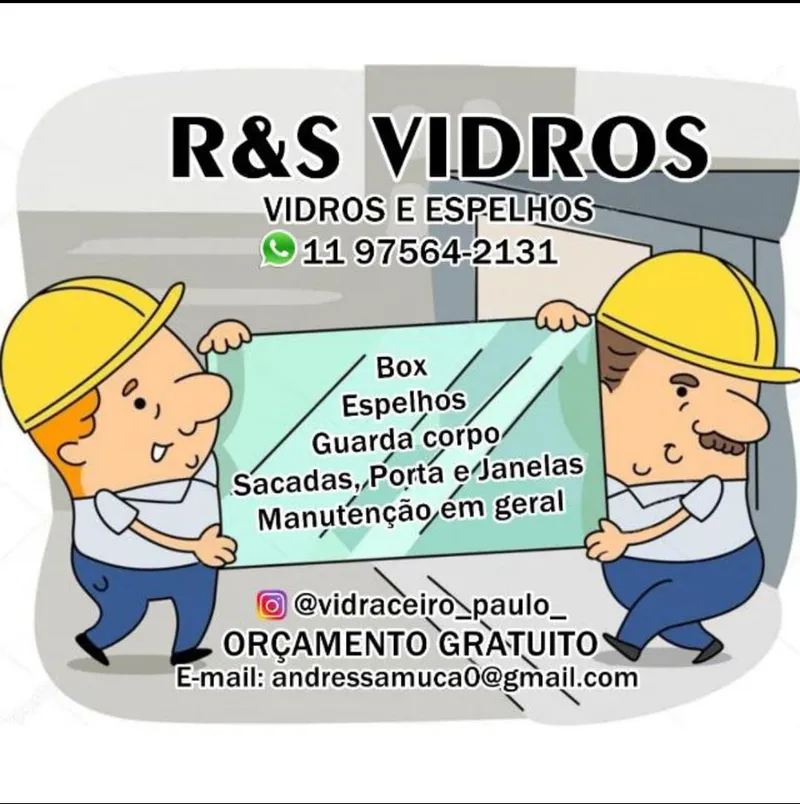 Logotipo: R&S VIDROS