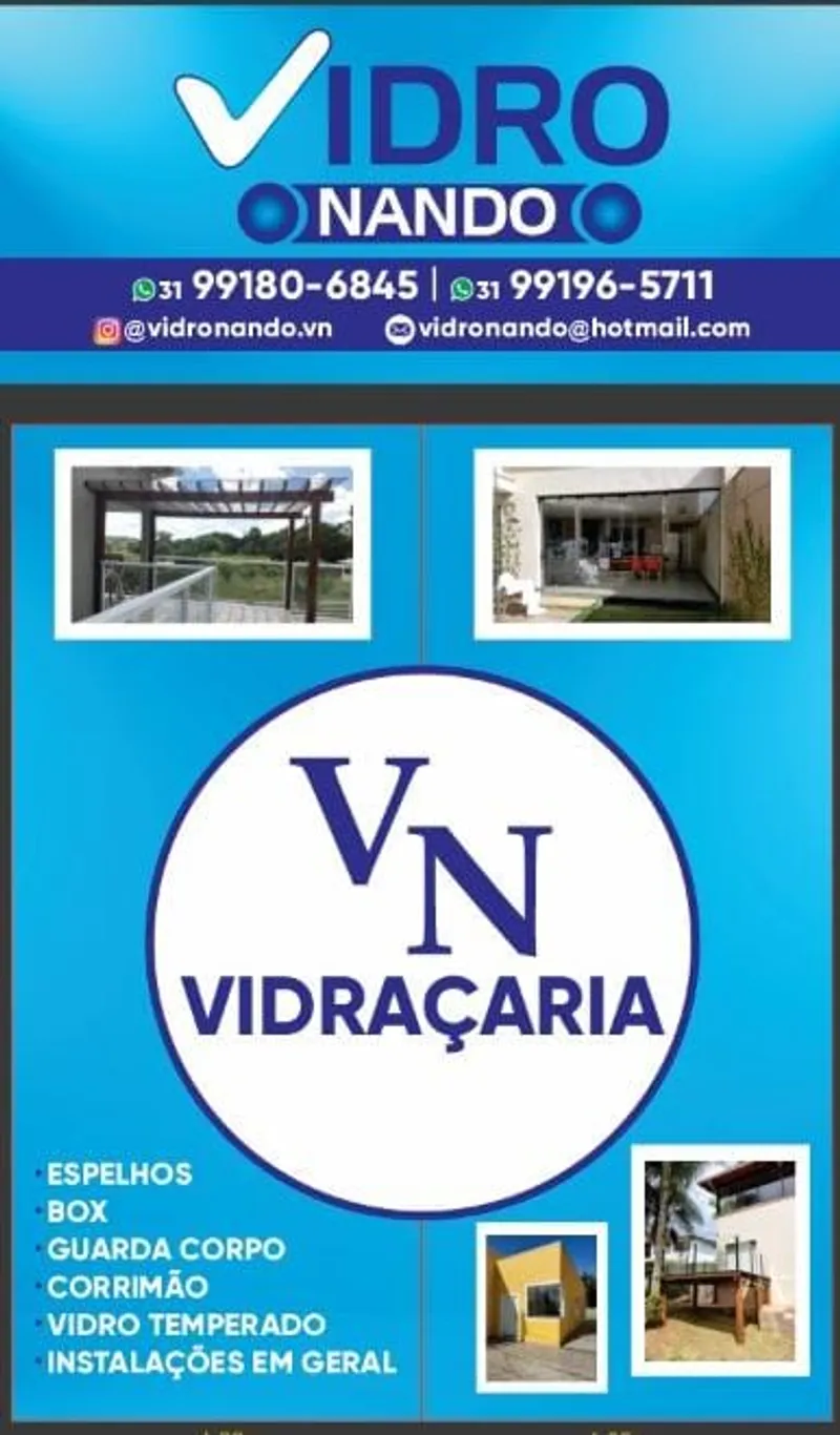 Logotipo: Vidraçaria Vidro Nando