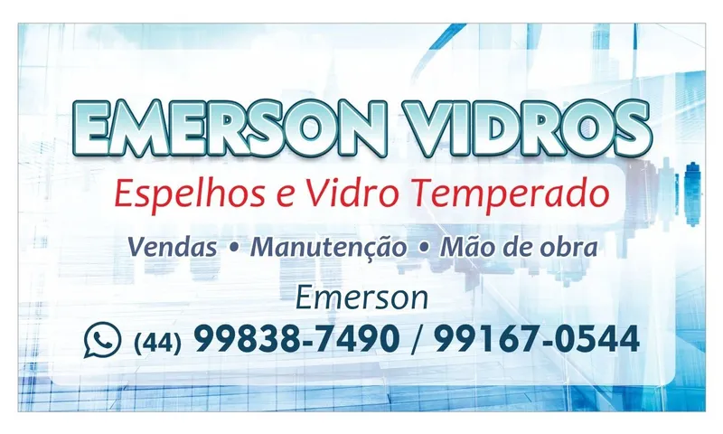 Logotipo: Emerson Vidros