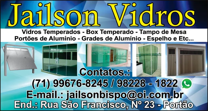 Logotipo: Jailson vidros