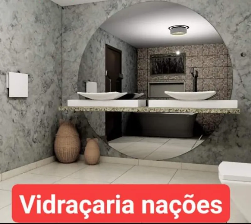 Logotipo: Vidraçaria Nações