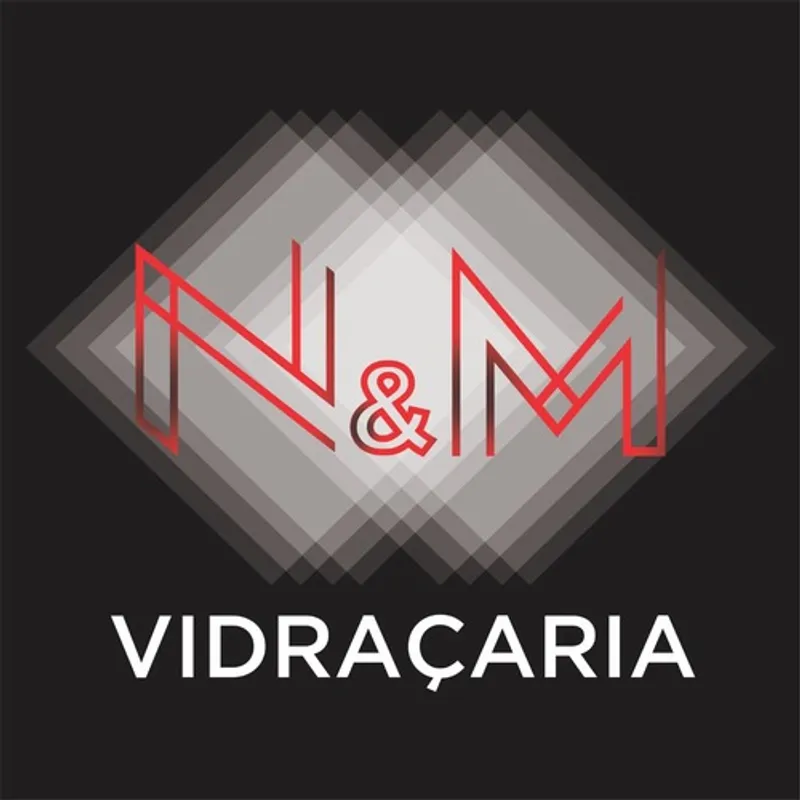 Logotipo: N.&.M vidraçaria