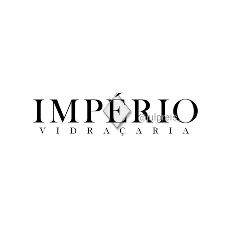 Logotipo: Imperio vidraçaria compromisso e pontualidade em um só lugar !!!!