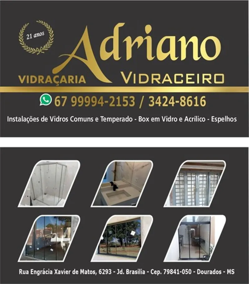 Logotipo: ADRIANO VIDRACEIRO