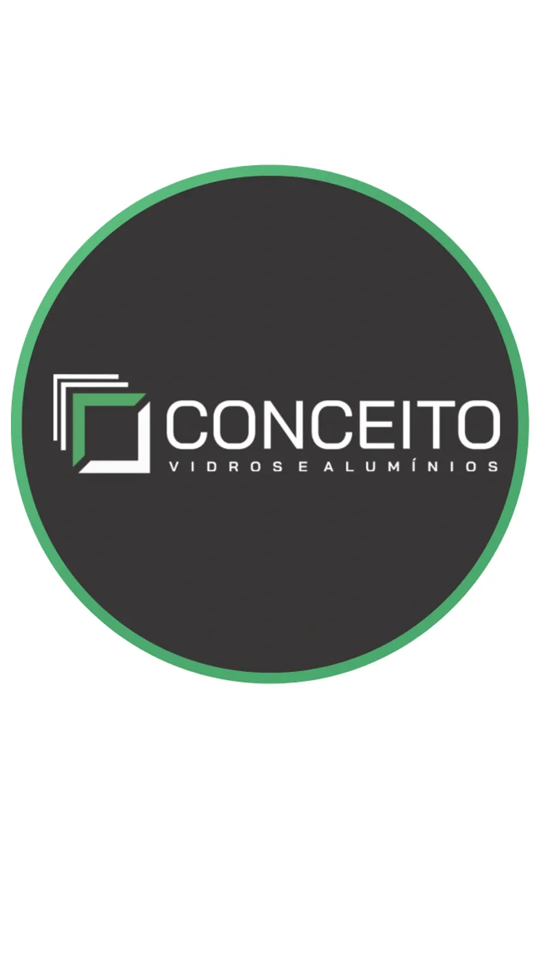 Logotipo: CONCEITO VIDROS E ALUMÍNIOS