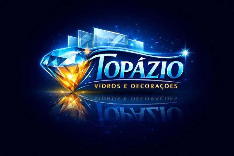 Logotipo: TOPAZIO VIDROS