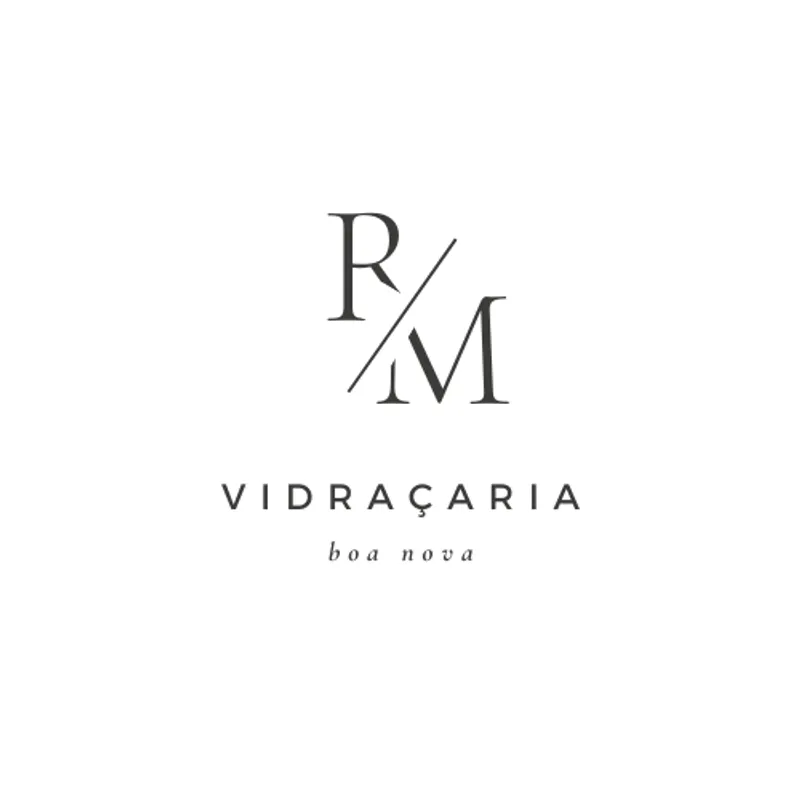 Logotipo: RM Vidraçaria Boa Nova