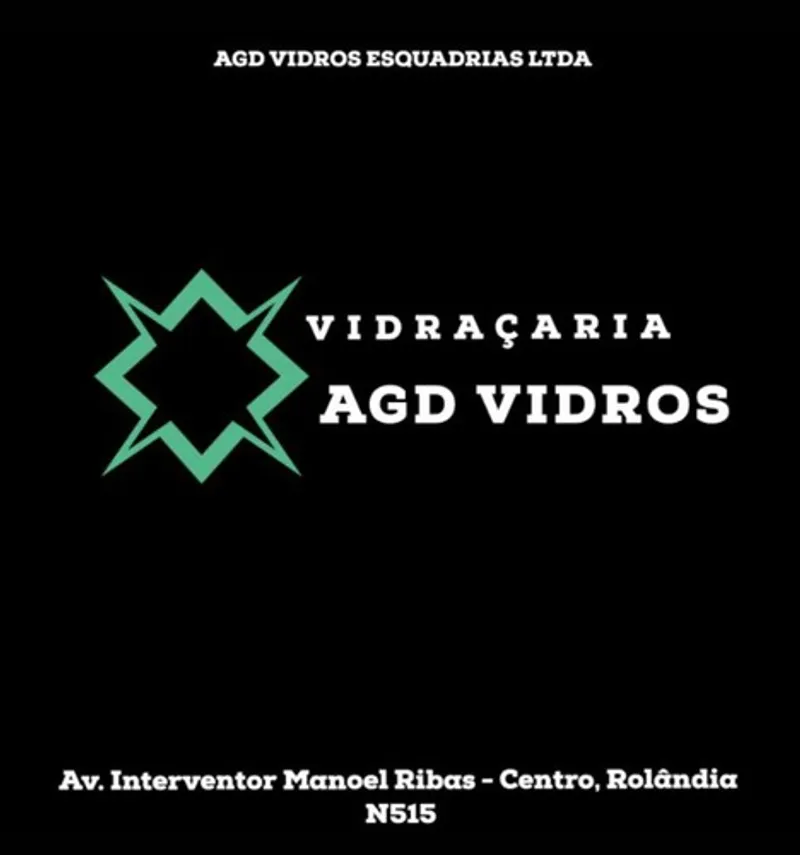 Logotipo: AGD VIDROS ESQUDRIAS LTDA