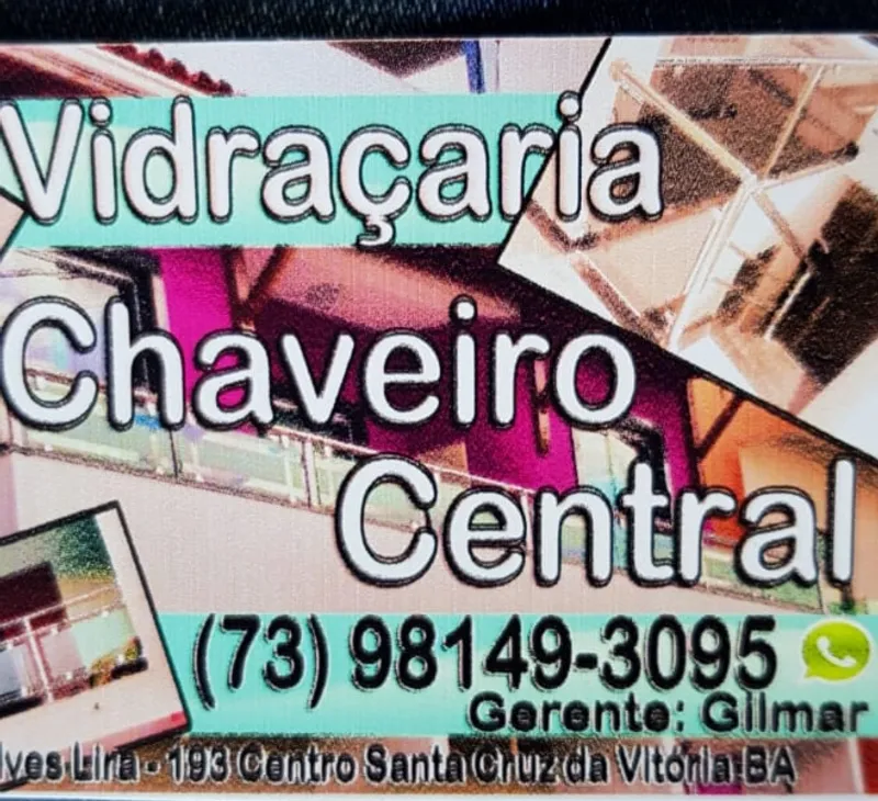 Logotipo: Vidraçaria e Chaveiro Central