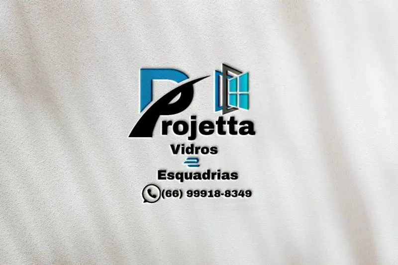 Logotipo: Projetta Vidros Esquadrias