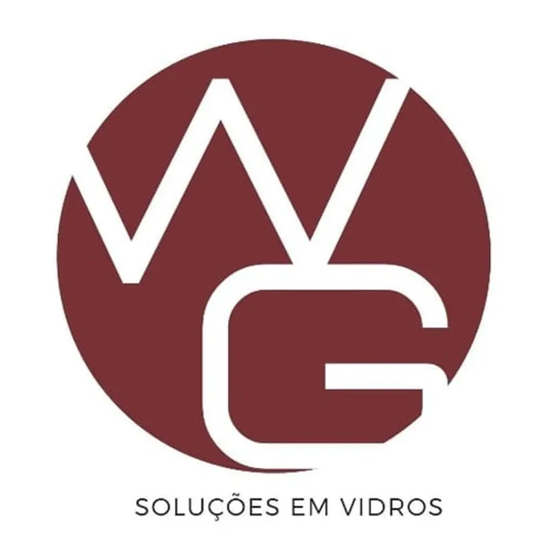 Logotipo: WG SOLUÇÕES EM VIDROS