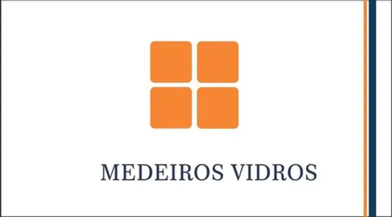 Logotipo: Medeiros vidros