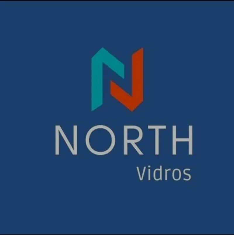 Logotipo: North Vidros e Esquadrias