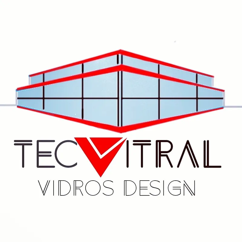 Logotipo: TECVITRAL VIDROS DESIGN