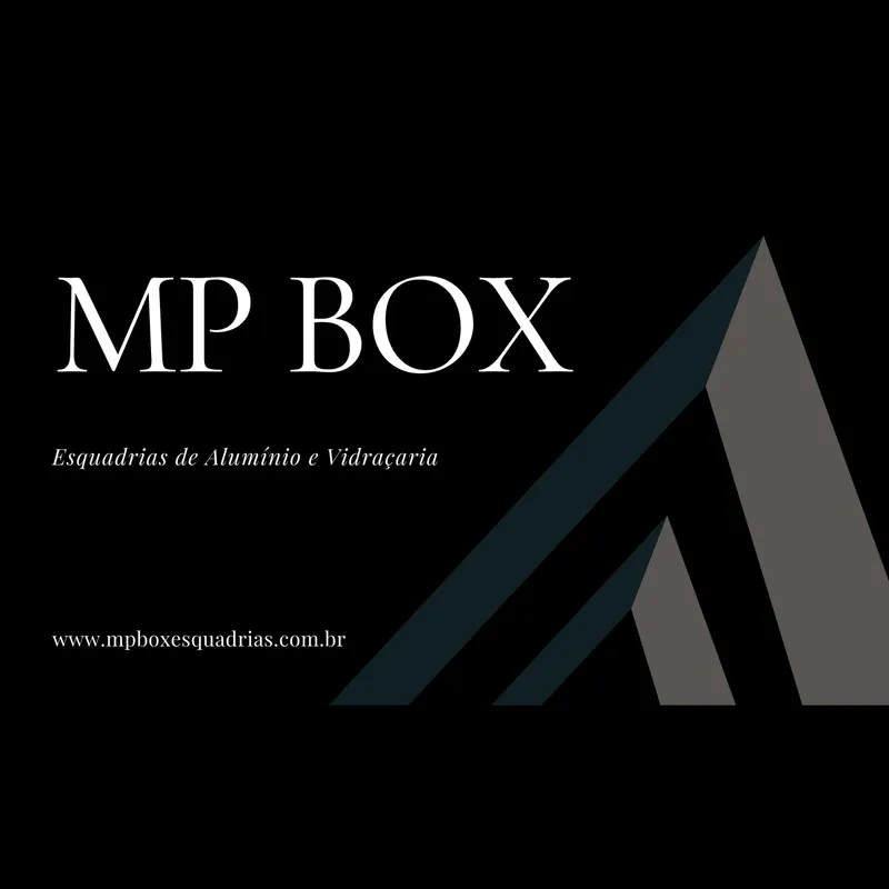 Logotipo: Mp Box Esquadrias de Alumínio e Vidraçaria