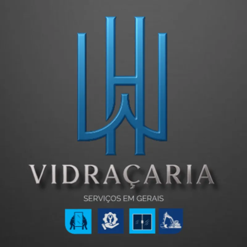 Logotipo: WH VIDRAÇARIA