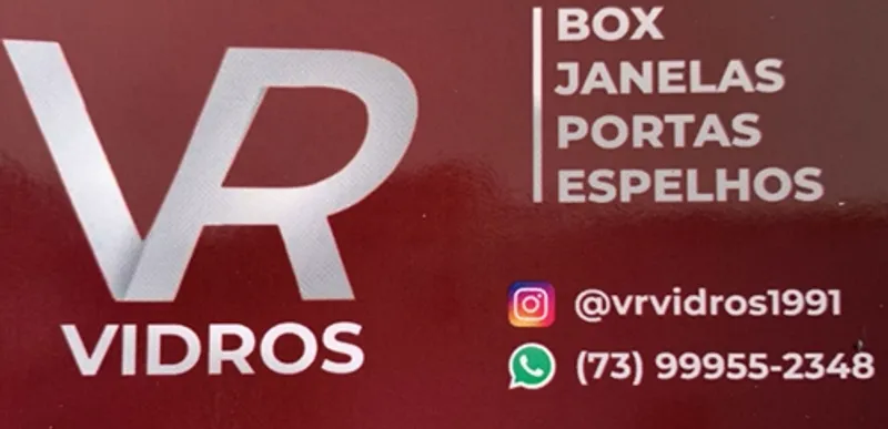 Logotipo: VR Vidros