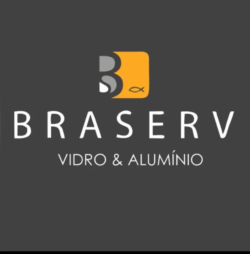 Logotipo: Braserv vidro & Aluminio