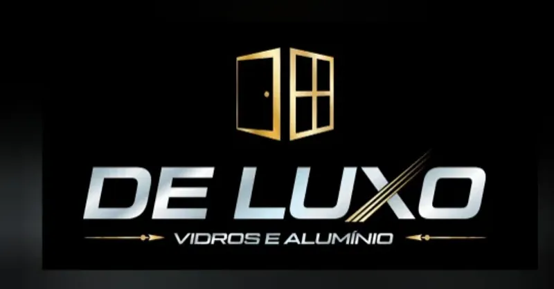 Logotipo: De Luxo Vidros e Alumínios