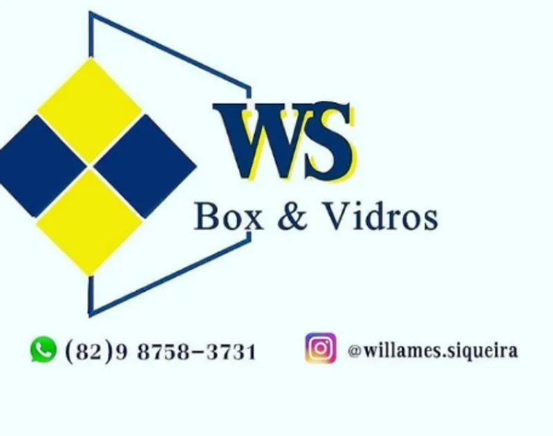 Logotipo: WS Box & Vidros