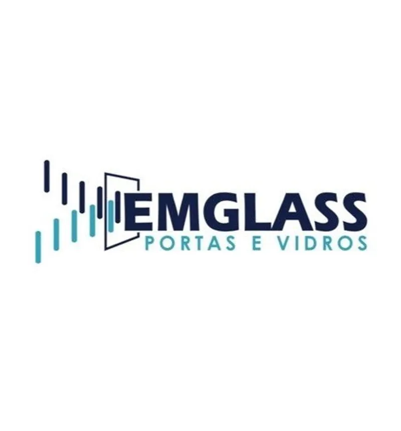 Logotipo: EMGLASS PORTAS E VIDROS CNPJ 23898644/0001 44