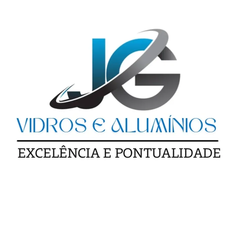 Logotipo: JG VIDROS E ALUMINIOS