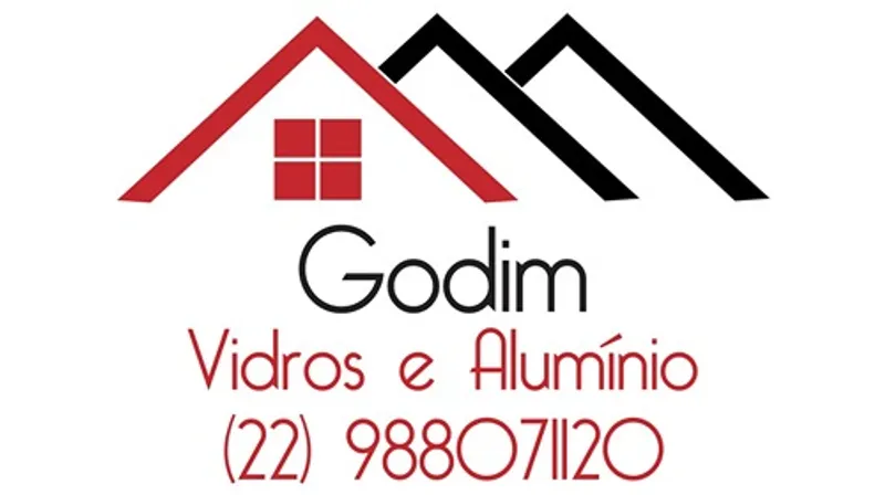 Logotipo: Godim vidros e alumínio