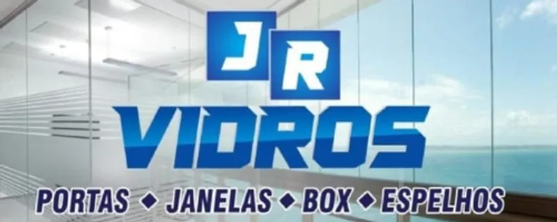 Logotipo: VIDRAÇARIA JR VIDROS