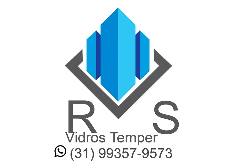 Logotipo: RS VIDROS TEMPER