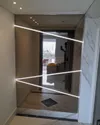 Espelho bronze com led