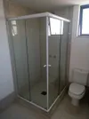 Box de canto de vidro