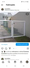 Portões em alumínio