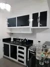 Móvel planejado de alumínio branco